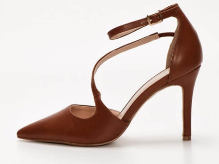 Γόβες Μυτερές με Μπαρέτα & Λουράκι| Νέες Αφίξεις | Παπούτσια | Bngshoes.Gr