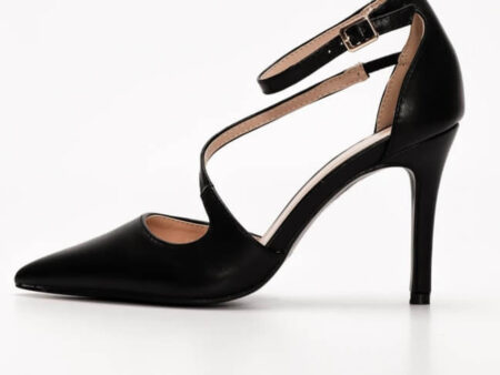 Γόβες Μυτερές με Μπαρέτα & Λουράκι| Νέες Αφίξεις | Παπούτσια | Bngshoes.Gr