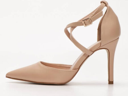 Γόβες Μυτερές με Χιαστί Λουράκια| Νέες Αφίξεις | Παπούτσια | Bngshoes.Gr