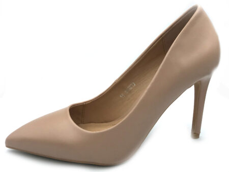 Γόβες Μυτερές Nude Χρώμα | Νέες Αφίξεις | Παπούτσια | Bngshoes.G