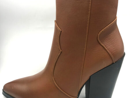 Γυναικεία Μποτάκια Cowgirl camel