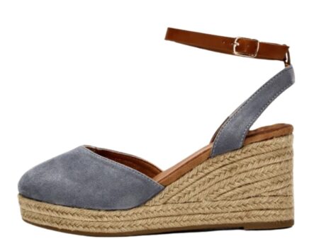 Πλατφόρμες Εσπαντρίγιες με Μπαρέτα Γαλάζιο | Παπούτσια | Εσπαντρίγιες | Bngshoes.gr