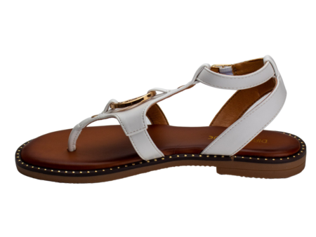 Γυναικείο Σανδάλι Δερματίνη Λευκό
