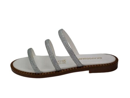 Δερμάτινα Σανδάλια με Strass gkavogiannis