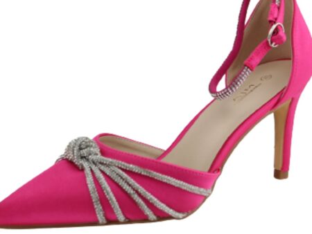 Γόβες με Διακοσμητική Αγκράφα Φούξια