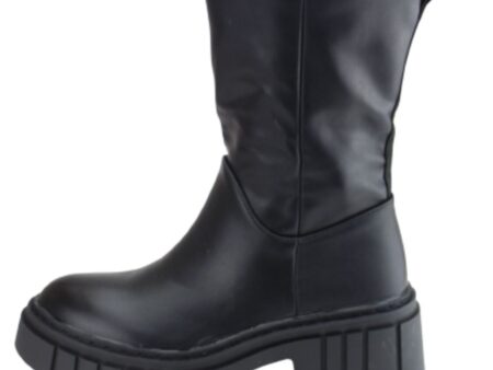 Μπότες Μαύρες με εσωτερική γούνα