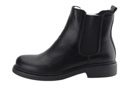 Μποτάκι σε Μαύρο χρώμα με φερμουάρ