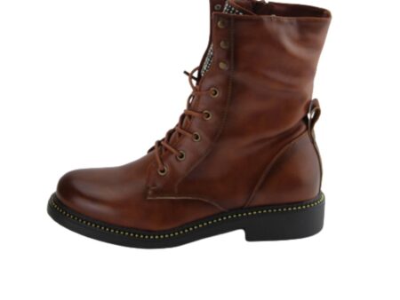 Αρβυλάκι ψηλό σε χρώμα Camel με στρας