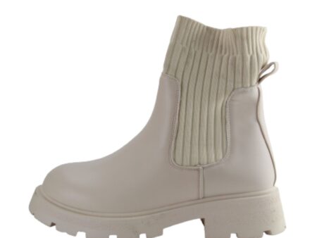 Μποτάκι κάλτσα σε χρώμα Μπέζ