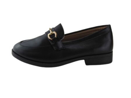 Μοκασίνη σε χρώμα Μαύρο με αγκράφα