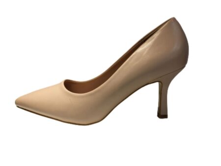 Γόβα μυτερή στιλέτο σε χρώμα Μπέζ