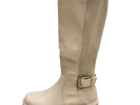 Μπότες με Λάστιχο και Διακοσμητική Τόκα Μπέζ