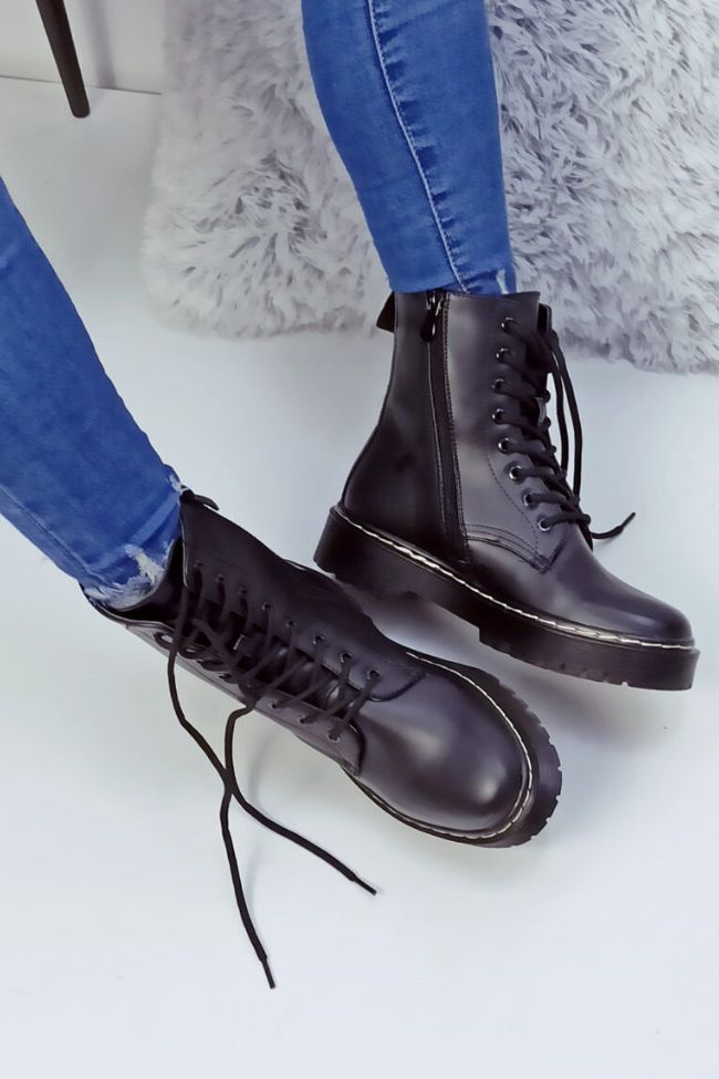 black black boots