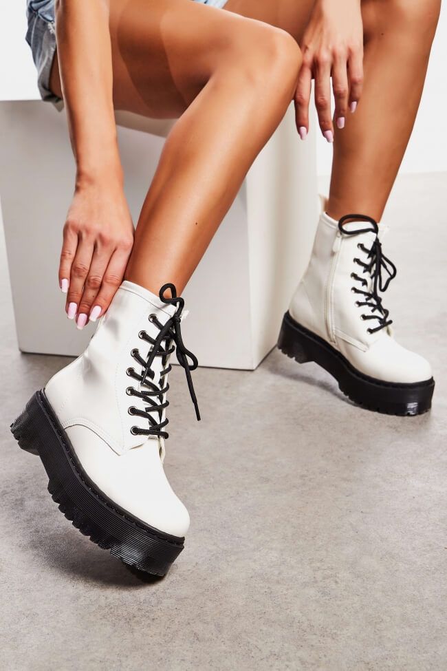 white booties