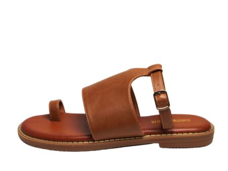 Μαύρο flat σανδάλι με λουράκια