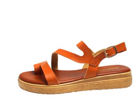 Σανδάλια flatforms crossover με λουράκι