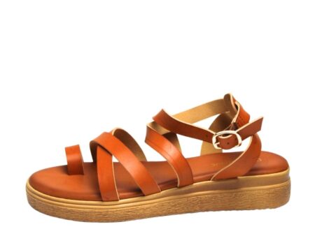 Σανδάλια flatforms crossover με λουράκι