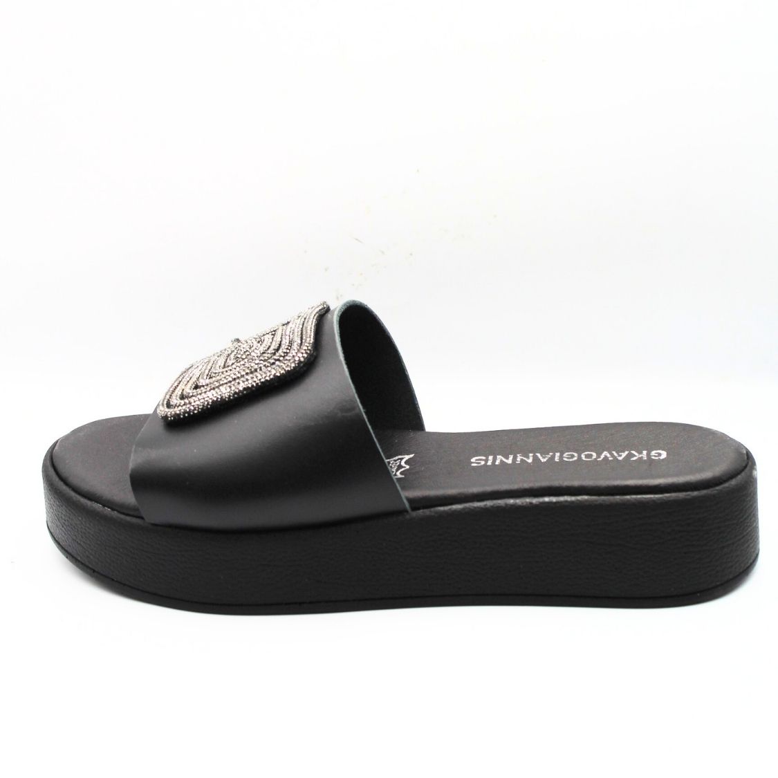 Γυναικεία χειροποίητα δερμάτινα σανδάλια FLATFORMS