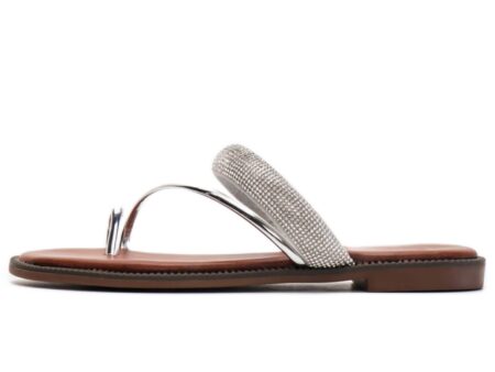 Flat Σανδάλια με Λουριά & Strass