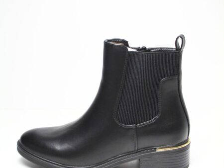 Μποτάκι Chelsea με Μεταλλική χρυσή λεπτομέρεια