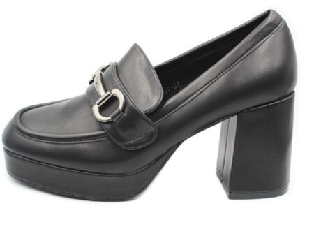 Γυναικείες Loafers Γόβες με Ψηλό Τακούνι και Φιάπα