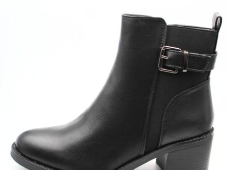 Μποτίνι δερματίνη με αγκράφα