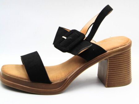 Πέδιλα σουέτ σε μαύρο χρώμα