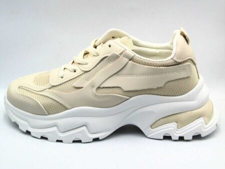 Αθλητικό sneaker σε μπέζ χρώμα